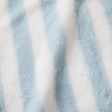 Seraph Striped Sherpa Fleece Faux Fur Throw